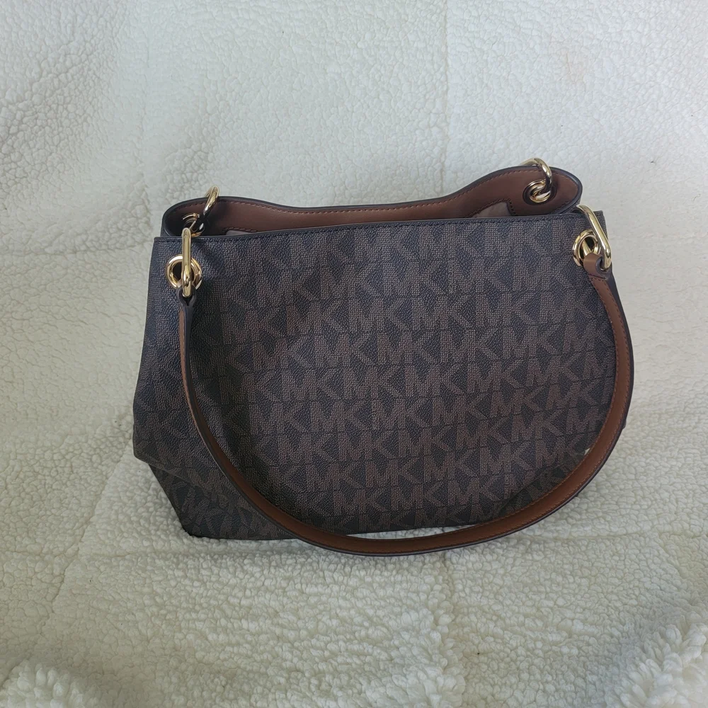 Michael Kors Brown Signature Tote and Wallet Set - Picture 6 of 10